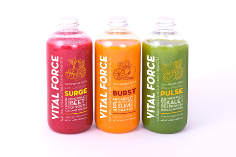 Vital Force Juice Packaging Design